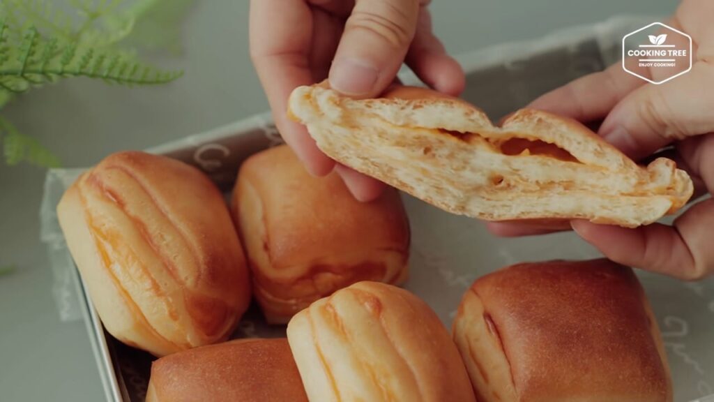 빵 사이에 치즈가 겹겹이 체다 치즈빵 만들기 쿠킹트리