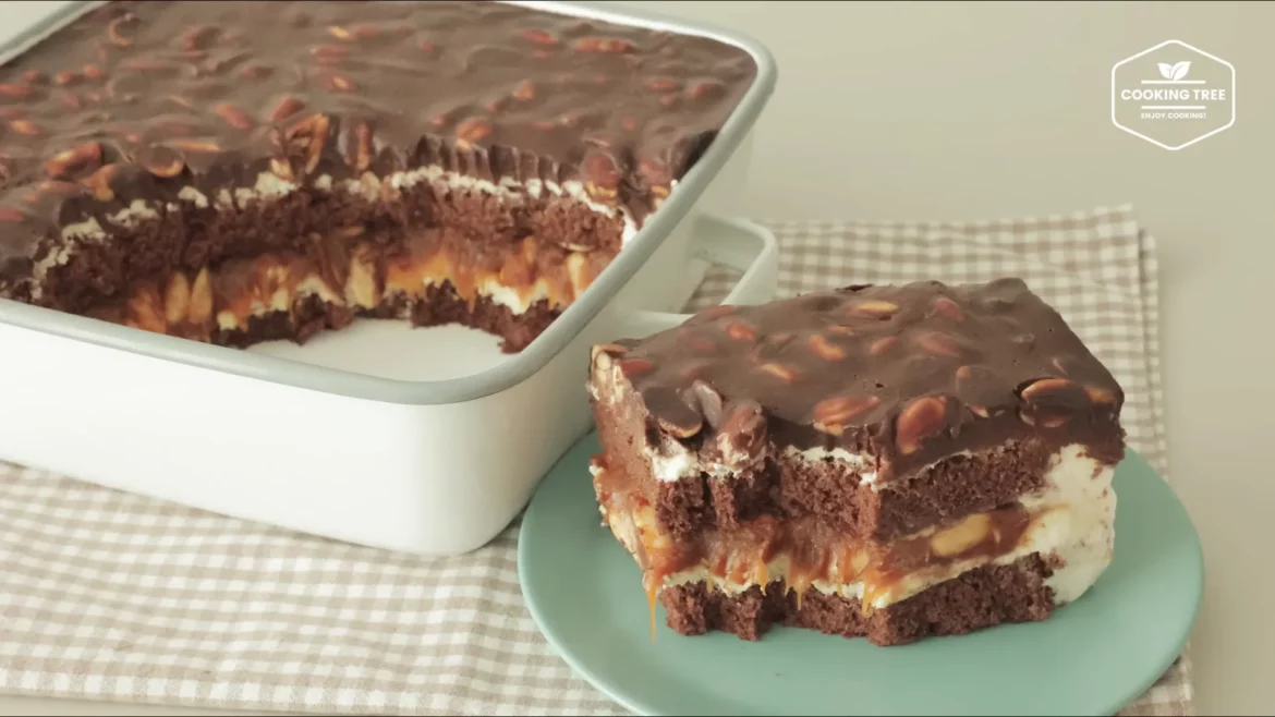 땅콩카라멜 초콜릿케이크 만들기 땅콩카라멜 초콜릿케이크 만들기