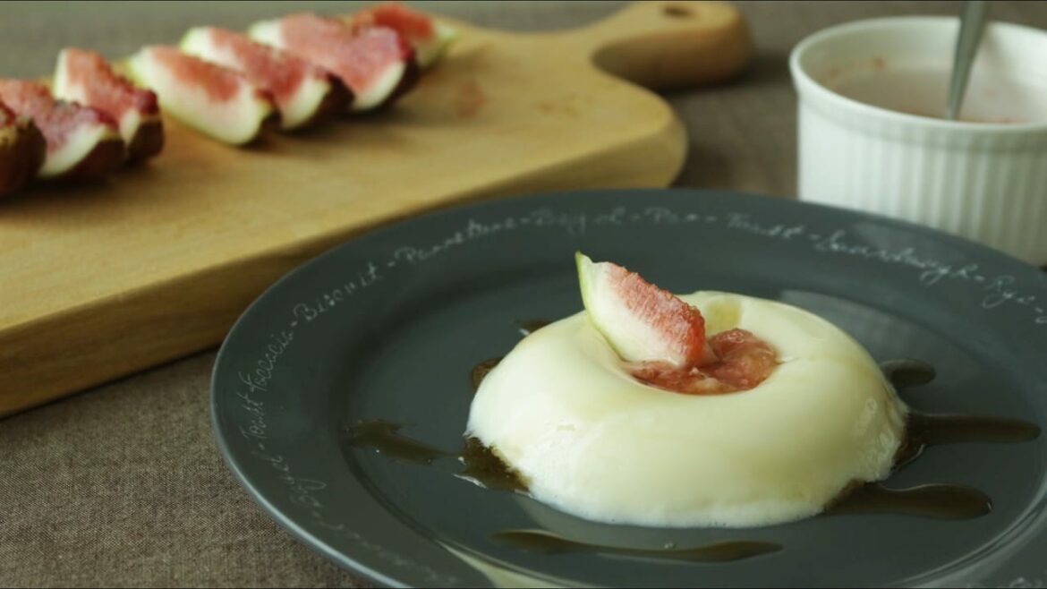 무화과 바바루아 만들기, 푸딩 무화과 바바루아